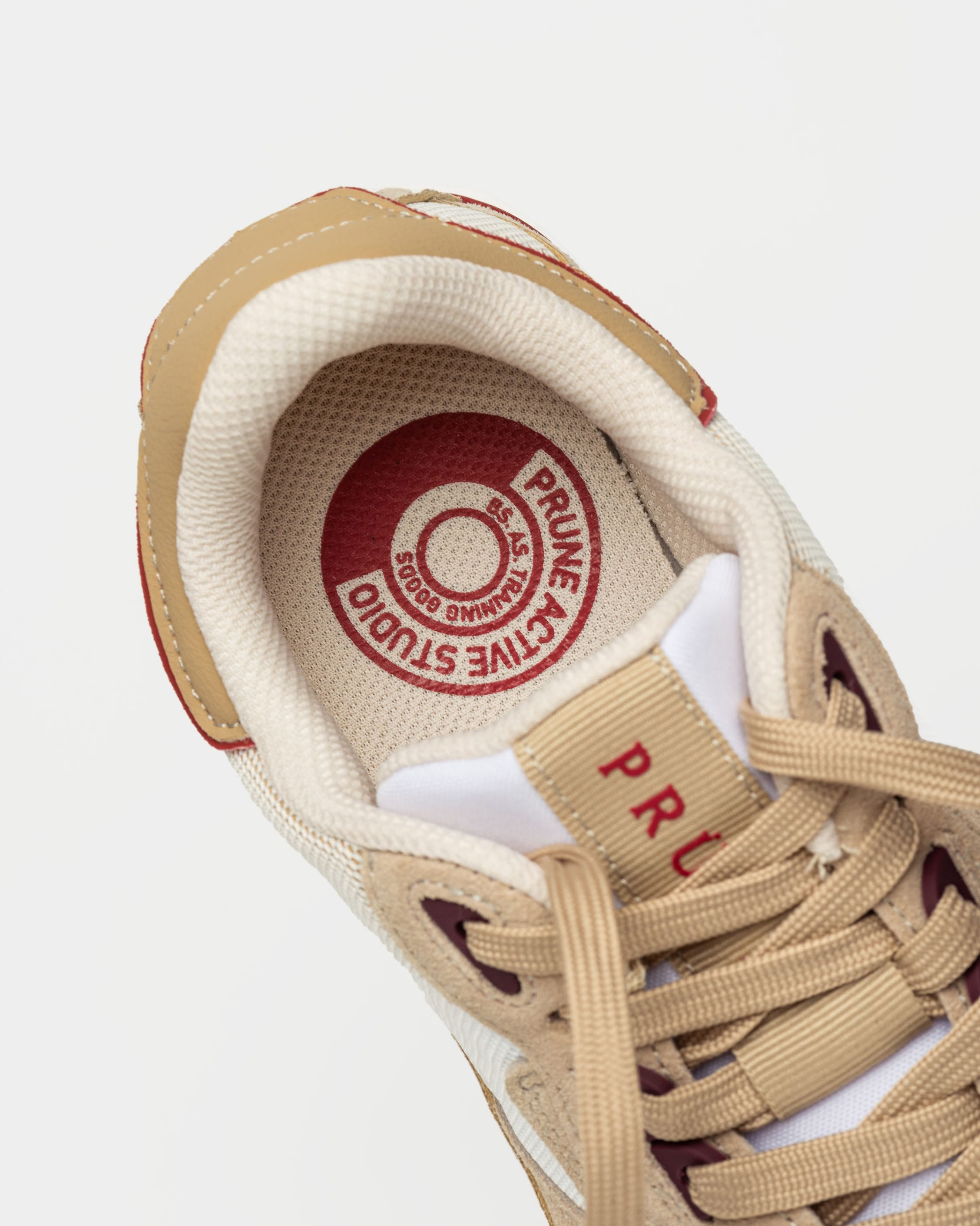 Sneaker Allison en cuero y textil