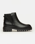 Bota caña baja Scott en efecto cuero