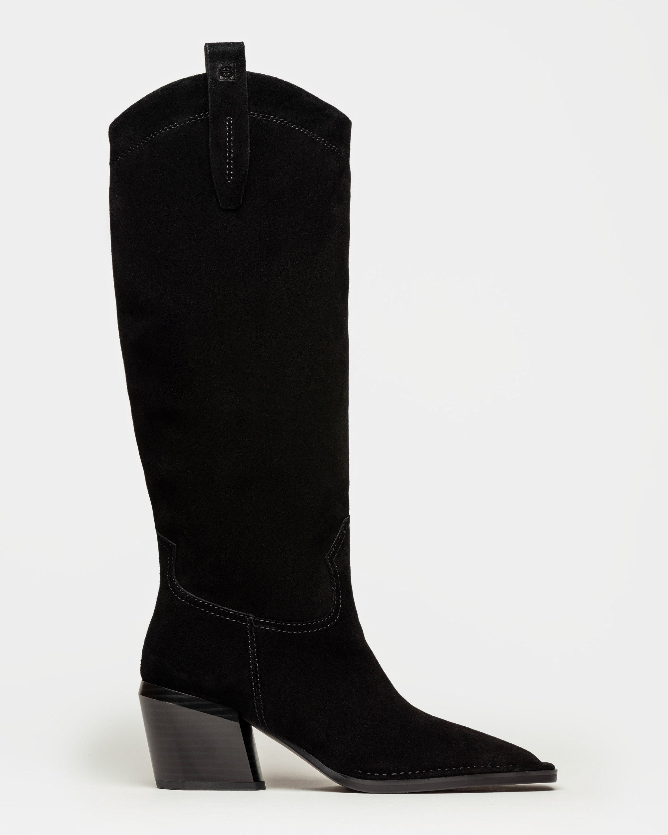 Bota caña alta Eleanor en gamuza