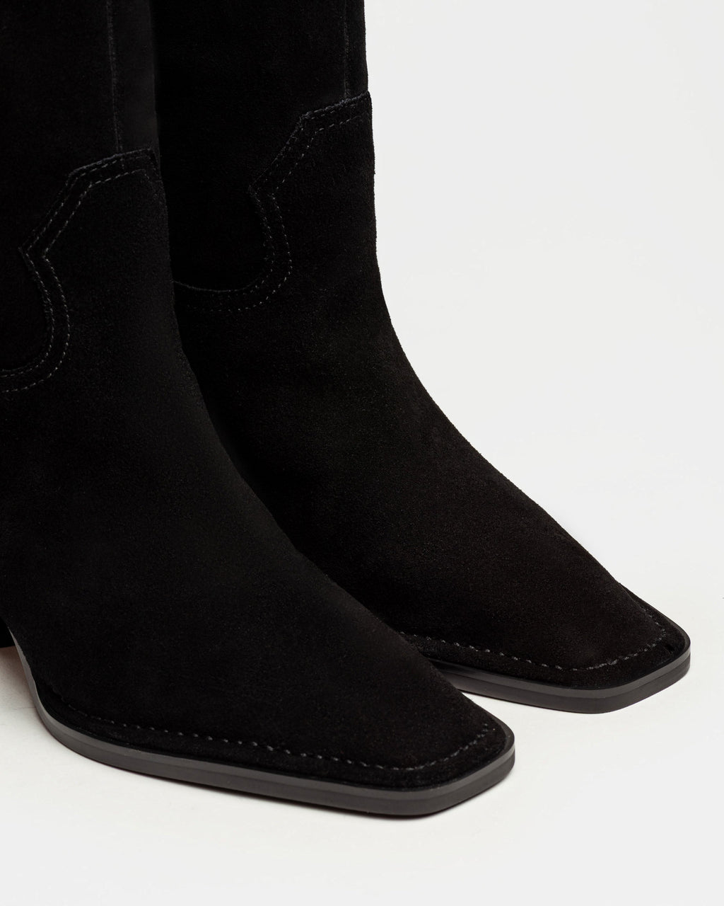 Bota caña alta Eleanor en gamuza