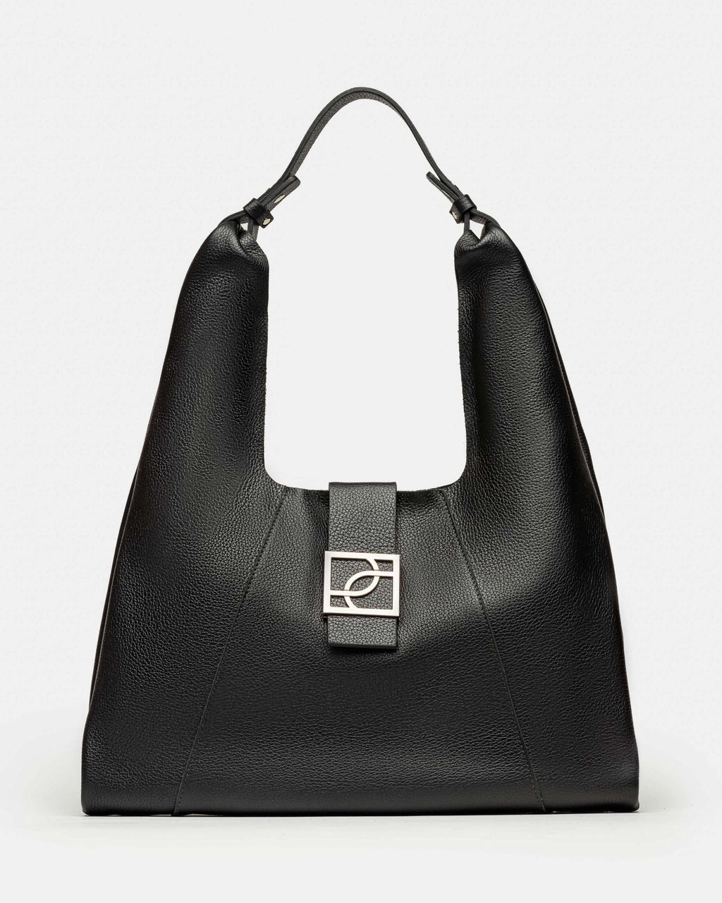 Bolso Signature en cuero graneado
