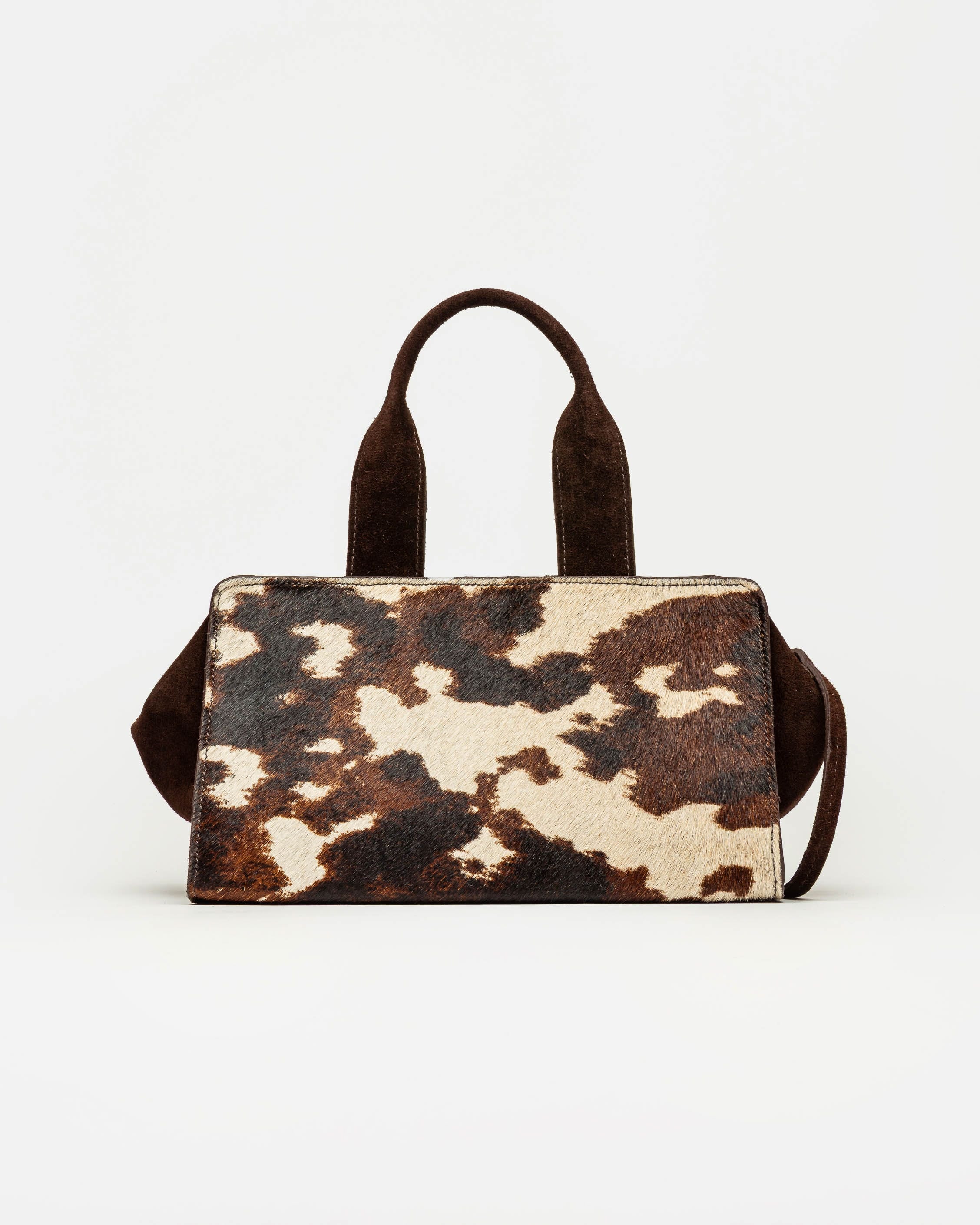 Cartera de mano Mila en cuero pelo