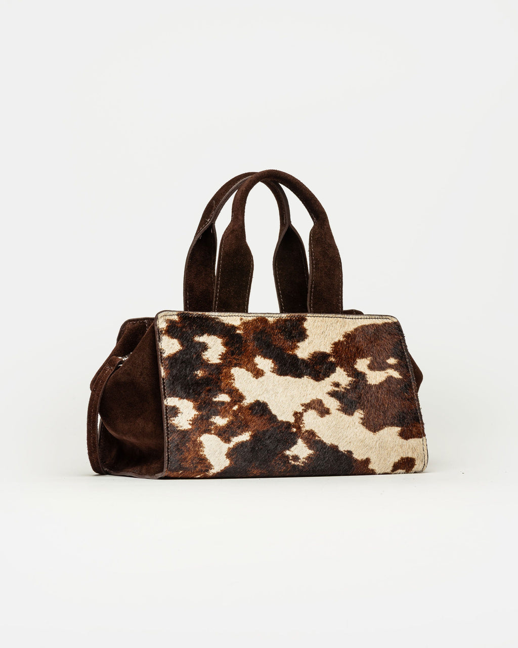 Cartera de mano Mila en cuero pelo