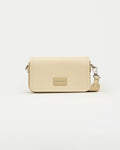 Bandolera The Flap Penny en efecto cuero graneado