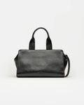 Cartera de mano Mila en cuero liso