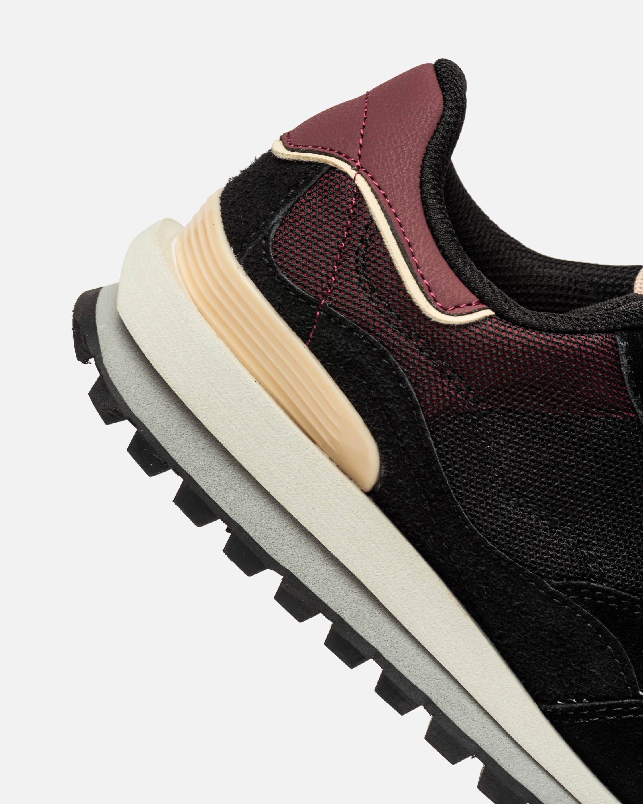 Sneaker Allison en cuero y textil